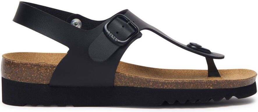 Scholl BOA VISTA SA SynthBis BLACK Dames Slippers Zwart