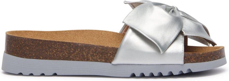 Scholl BOWY 2.0 Lamsynth SILVER Dames Slippers Zilver