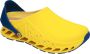 Scholl EVOFLEX Tpr -U Yellow Navy Blue Unisex Clogs Yellow Navy Blue - Thumbnail 1