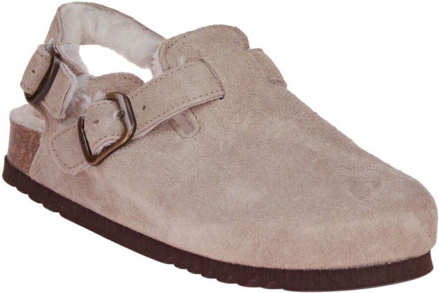 Scholl Fae Backstrap Dark Beige
