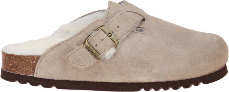 SCHOLL Instappers Dames Fae Maat: 42 Materiaal: Suède Kleur: Beige - Foto 3