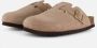 Scholl Fae Clog Slippers beige Suede Dames - Thumbnail 1