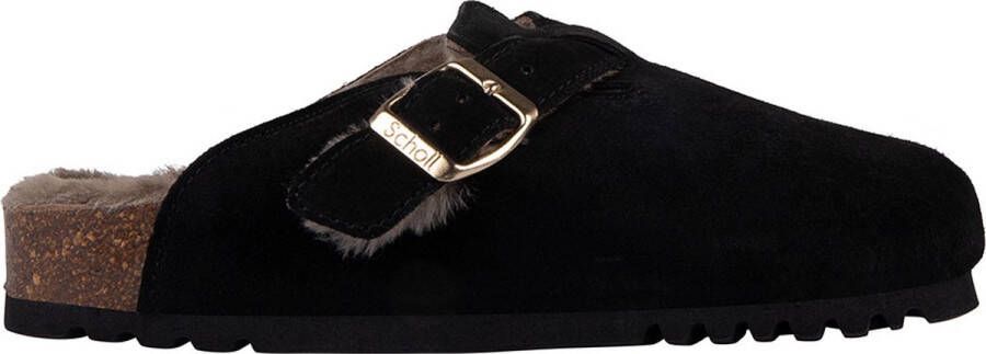 SCHOLL Instappers Dames Fae Maat: 37 Materiaal: Suède Kleur: Zwart - Foto 4