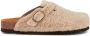 Scholl FAE NEW Synthetic shearling Womens Taupe FALSO Clogs Taupe - Thumbnail 2