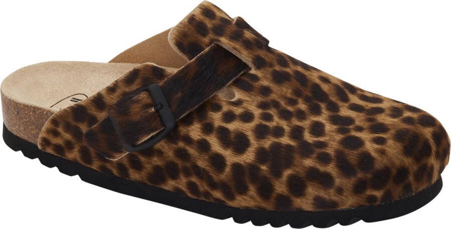 Scholl FAE PrnLea-W Dames Clogs Yena