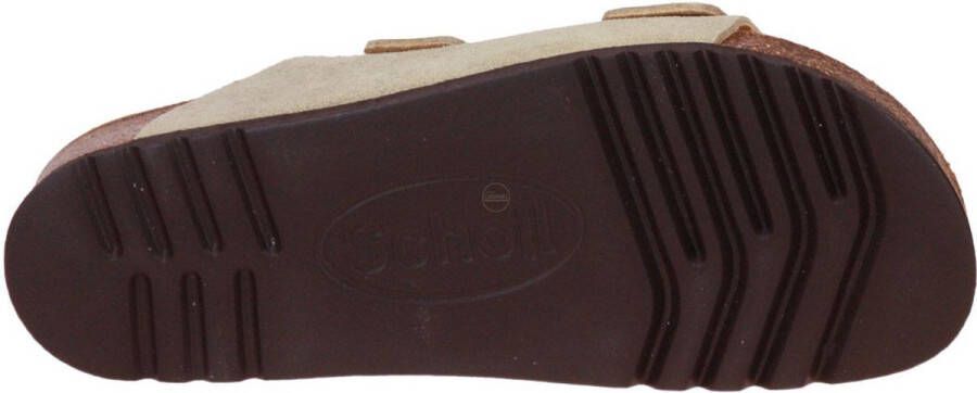 SCHOLL Slippers Dames Josephine Maat: 37 Materiaal: Suède Kleur: Beige - Foto 4