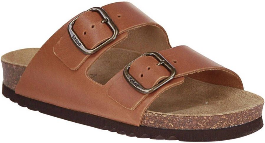 Scholl Josephine New Leather Cognac Sandalen Dames