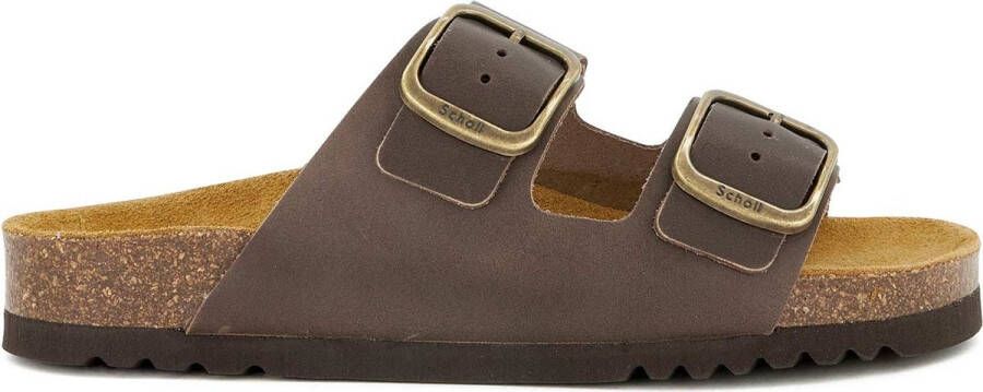 Scholl Josephine New Leather Coffee Sandalen Dames