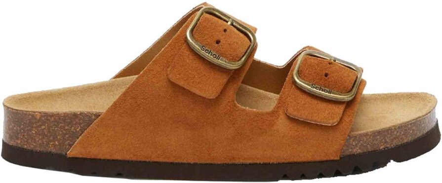 Scholl Josephine New Leather Cognac Sandalen Dames