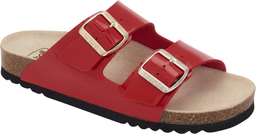 Scholl JOSEPHINE PatSynth-W Dames Muiltjes Red