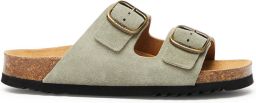 Scholl Sandalen Josephine 2 Riemen Suede Vrouwen Salie