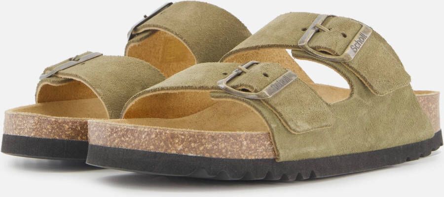 Scholl Josephine Sandalen groen Suede Dames - Foto 3