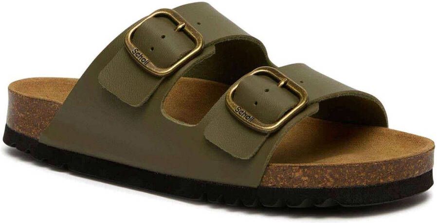 Scholl Josephine Synth Khaki Sandalen Dames