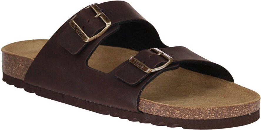 Scholl Julien Donker Bruin Slipper