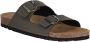 Scholl Sandalen Julien 2 Riemen Synthetisch leer Heren Bruin - Thumbnail 2