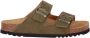 Scholl Sandalen Julien 2 Riemen Suede Heren Khaki - Thumbnail 2
