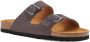 Scholl Sandalen Julien 2 Riemen Suede Heren Grijs - Thumbnail 2