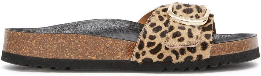 Scholl KATHLEEN PrnLea Leopard Dames Slippers Leopard