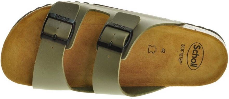 Scholl Khaki Slippers Julien