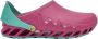 Scholl EVOFLEX Tpr -U Fuchsia Emerald Unisex Clogs Fuchsia Emerald - Thumbnail 2