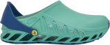 Scholl EVOFLEX Tpr -U Emerald Navy Blue Unisex Clogs Emerald Navy Blue - Groen