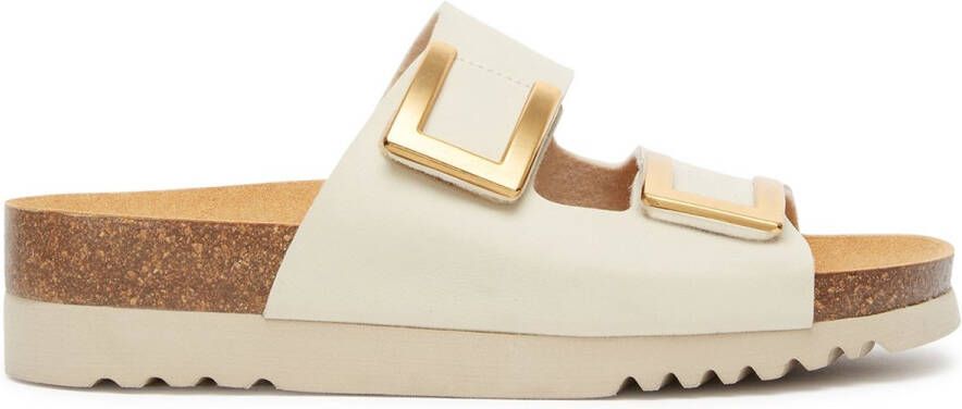 Scholl Monterey 2 Straps Beige Slipper