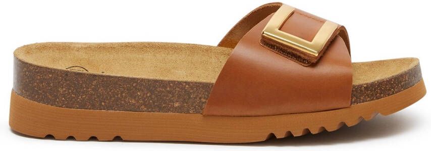 Scholl MONTEREY MULE VinLeaBis Cognac Dames Slippers Cognac