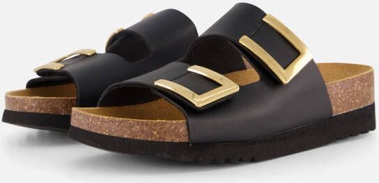 Scholl Monterey Slippers zwart Synthetisch Dames