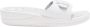 Scholl NEW MASSAGE PVC Womens White FALSO Mules White - Thumbnail 4
