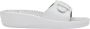 Scholl NEW MASSAGE PVC Womens White FALSO Mules White - Thumbnail 2