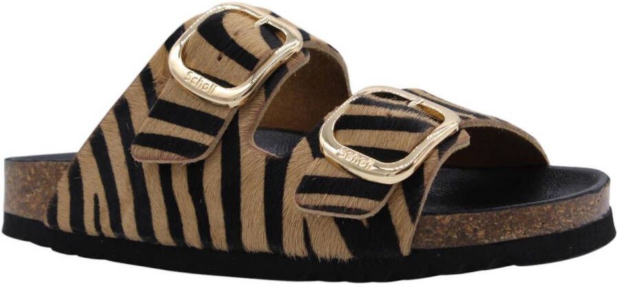 Scholl Noelle Print Led Slippers Dames Beige