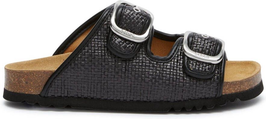 Scholl NOELLE RafS BLACK Dames Sandalen Zwart