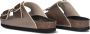 SCHOLL Slippers Dames Noelle Maat: 37 Materiaal: Leer Kleur: Taupe - Thumbnail 2