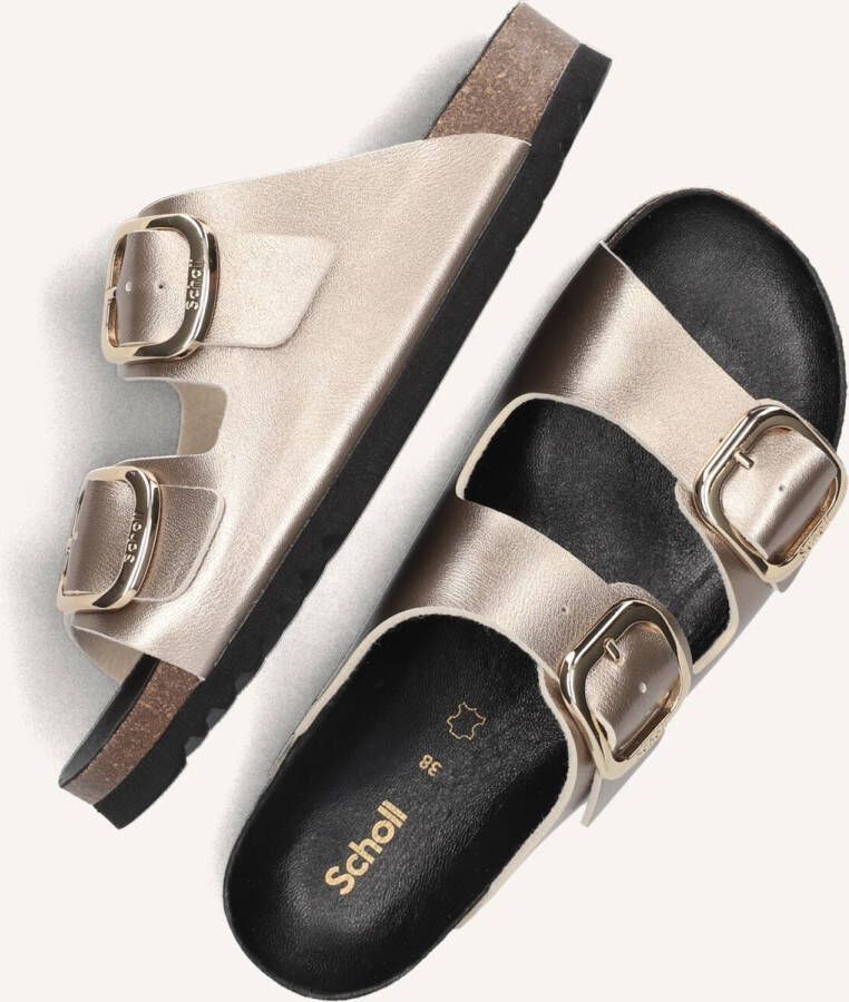 SCHOLL Slippers Dames Noelle Maat: 39 Materiaal: Leer Kleur: Taupe - Foto 3