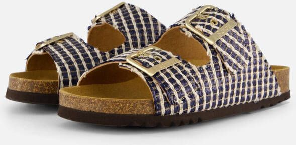Scholl Noelle Slippers Sandalen blauw Synthetisch Dames