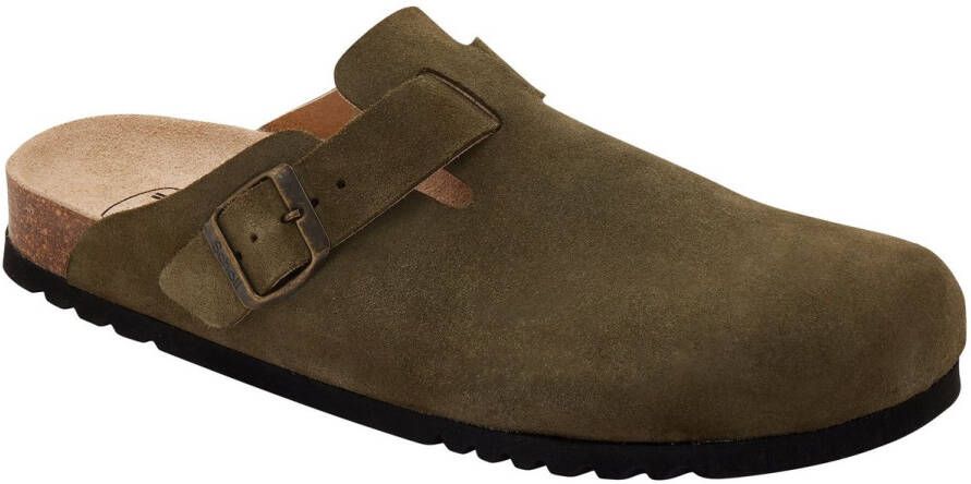 Scholl Olivier Sandalen groen Suede Heren