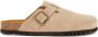 Scholl OLIVIER NEW Suede SA Heren Clogs Dark Beige - Thumbnail 2