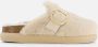 Scholl Pantoffels beige Imitatiebont Dames - Thumbnail 1