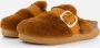Scholl Pantoffels cognac Imitatiebont Dames - Thumbnail 1