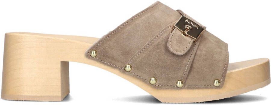 SCHOLL Muiltjes Dames Pescura Sarah Maat: 38 Materiaal: Suède Kleur: Taupe - Foto 2