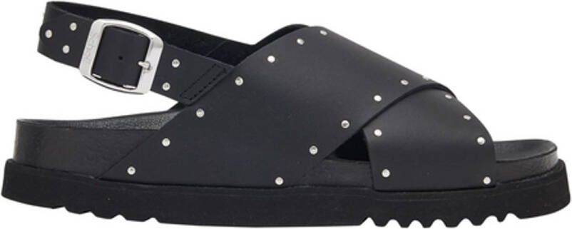 Scholl Sandaal Women Dalia Leather Studs Black