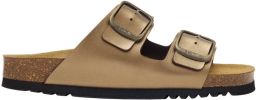 Scholl Sandalen 2 Riemen Josephine Gemetalliseerd Synthetisch Leer Goud