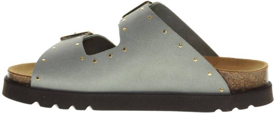 Scholl Slipper Women Beatriz Suede Sage Gold