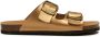 Scholl Jackie 2 straps Synthetic laminated leather Bronze Dames Sandalen Brons - Thumbnail 1