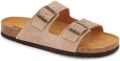 Scholl Sandalen Julien 2 Riemen Suede Heren Donkerbeige - Beige