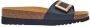 Scholl Sandalen Monterey Mule 1 Riem Synthetisch Leer Vrouwen Zwart - Thumbnail 1