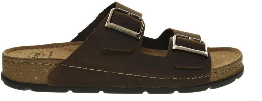 Scholl Bora 2 Bruin Olied Herenslipper