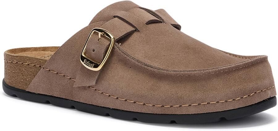 SCHOLL Clogs 'BORA ' lichtbruin