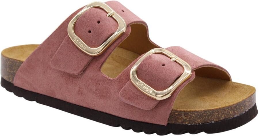 Scholl Brick Red Tweeband Slipper Noelle