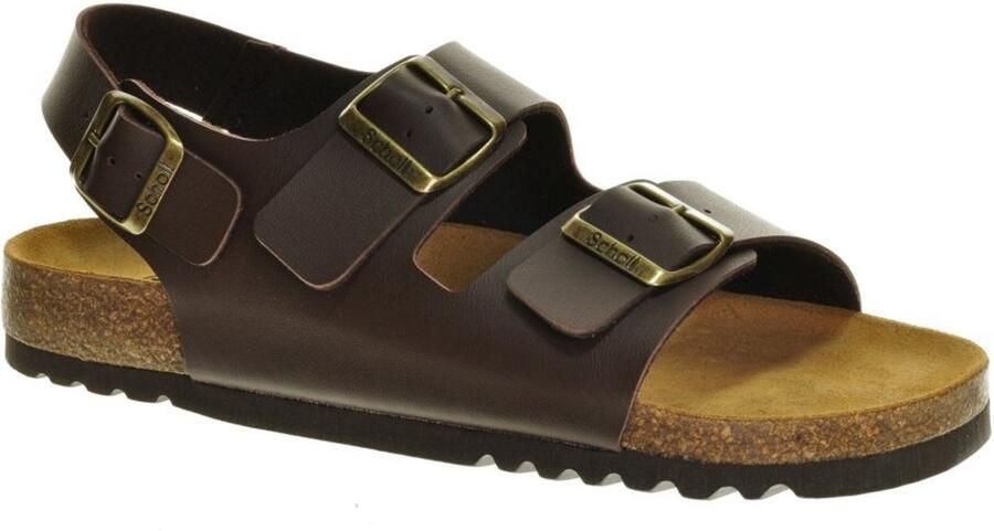 Scholl Bruine Herensandalen Henri